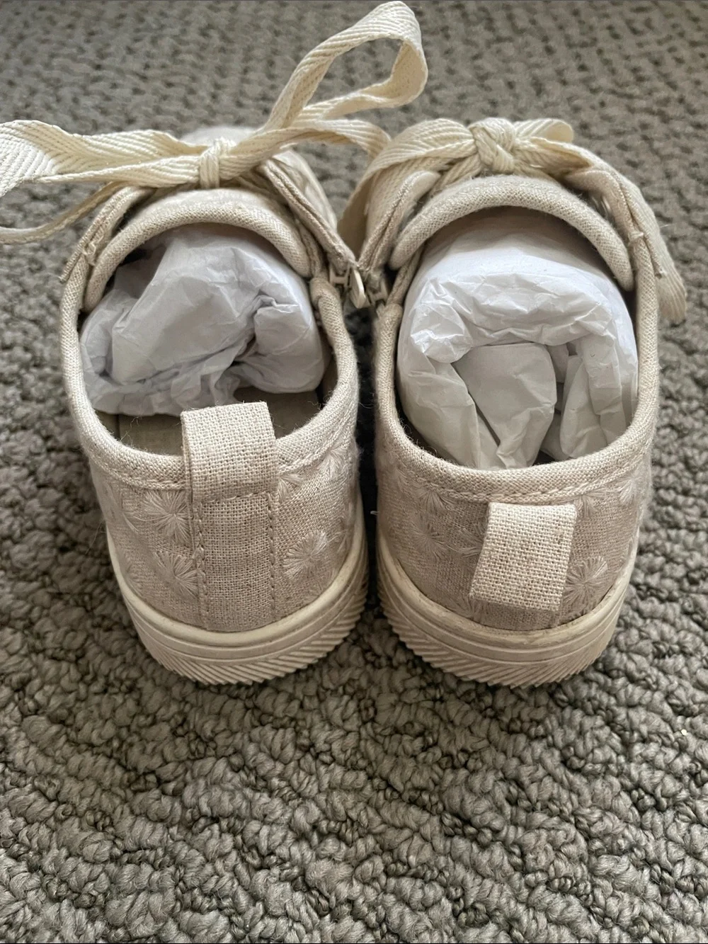 Zara Floral Cotton Sneakers